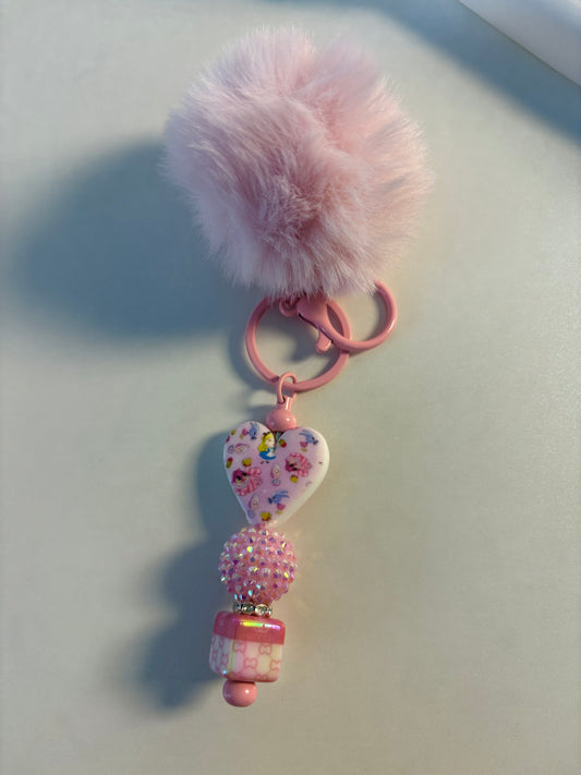 【U021】New🗝️1$ Each🔥Metal Beads Keychain For DIY